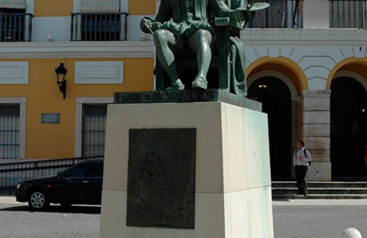 Estatua de Luis de Morales en Badajoz