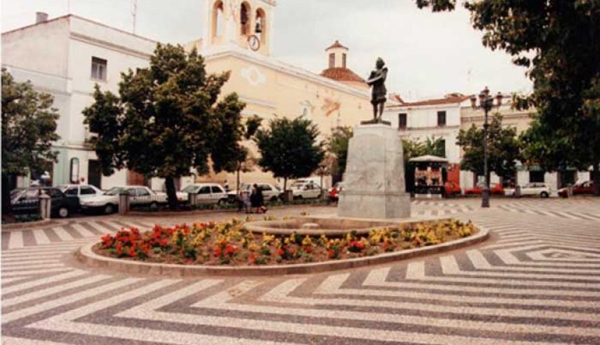 Plaza de Cervantes en Badajoz